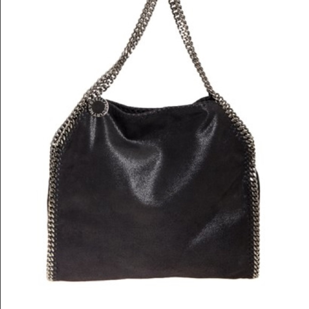 Stella McCartney Falabella Shaggy Deer Black Tote